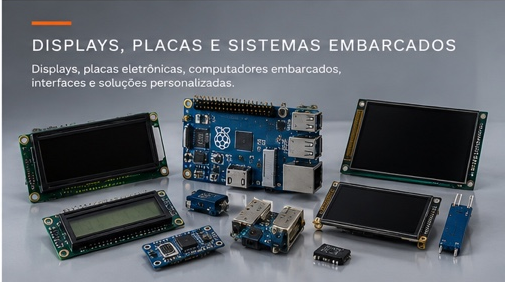 Displays, Placas e Sistemas Embarcados